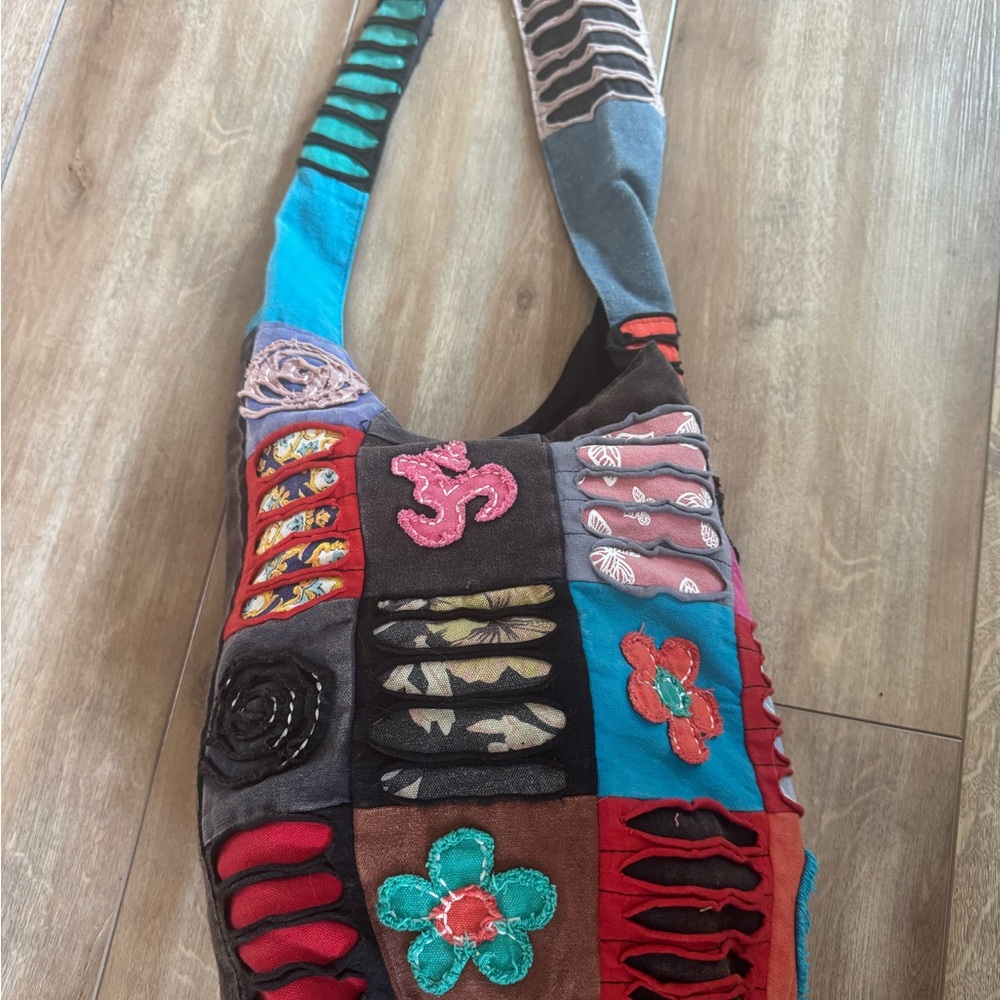 Colorful Patchwork Shoulder Bag